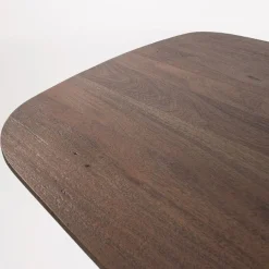 Nikki Eettafel deens ovaal Bruin Acaciahout bruin 180 cm