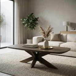 Nikki Salontafel bruin 130 cm