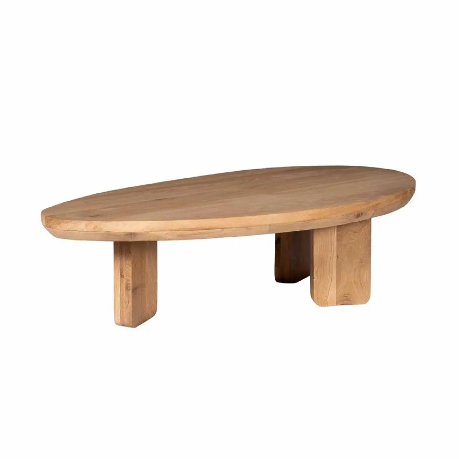 Niko Salontafel Organisch Naturel Eiken 130cm