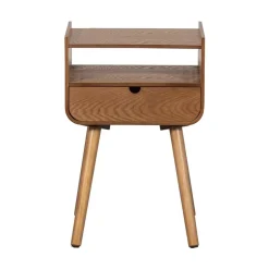 Nils Nachtkastje Hout Naturel 36cm