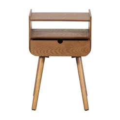 Nils Nachtkastje Hout Naturel 36cm