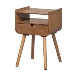 Nils Nachtkastje Hout Naturel 36cm