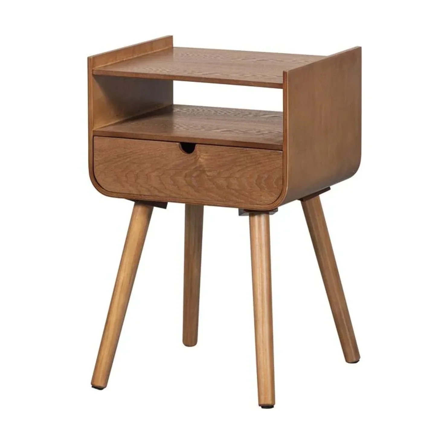 Nils Nachtkastje Hout Naturel 36cm