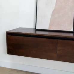 Nils Zwevend Tv meubel walnoot 200cm