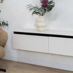 Nils Zwevend Tv meubel zand 200cm