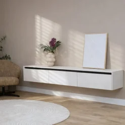 Nils Zwevend Tv meubel zand 200cm