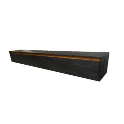 Nils Zwevend Tv meubel zwart 240cm