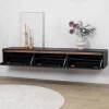 Nils Zwevend Tv meubel zwart 200cm