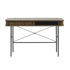 Nita bureautafel donkerbruin 120cm