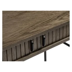 Nita bureautafel donkerbruin 120cm