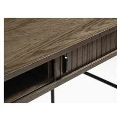 Nita bureautafel donkerbruin 120cm