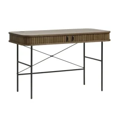 Nita bureautafel donkerbruin 120cm