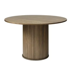 Nita eettafel donkerbruin 120cm