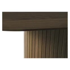 Nita Eettafel donkerbruin 180 cm ovaal