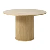 Nita eettafel naturel 120cm