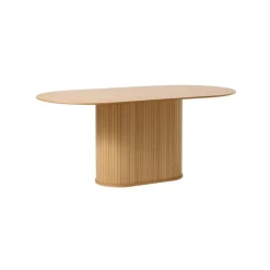 Nita Eettafel Ovaal Naturel 180cm