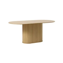 Nita Eettafel Ovaal Naturel 180cm