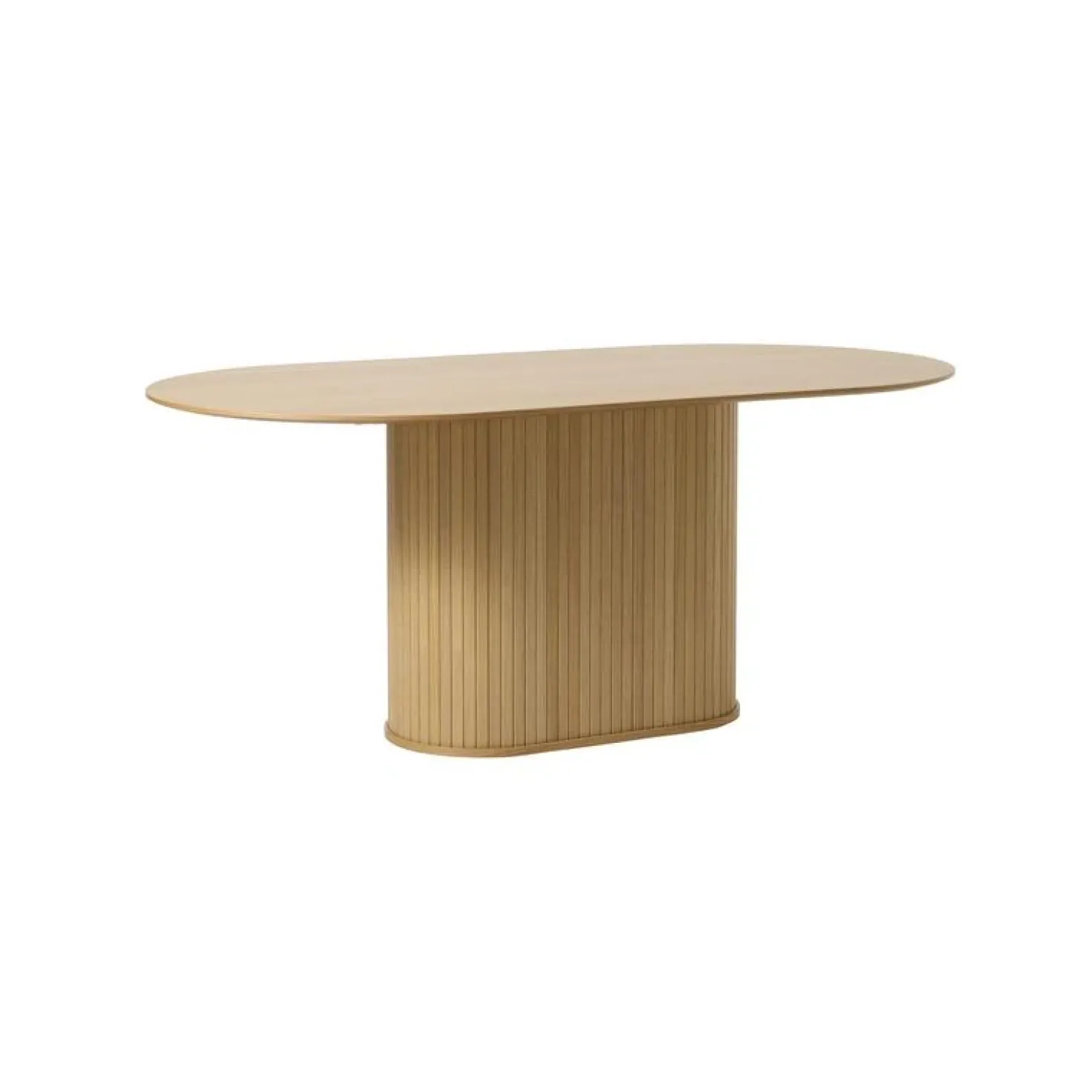 Nita Eettafel Ovaal Naturel 180cm
