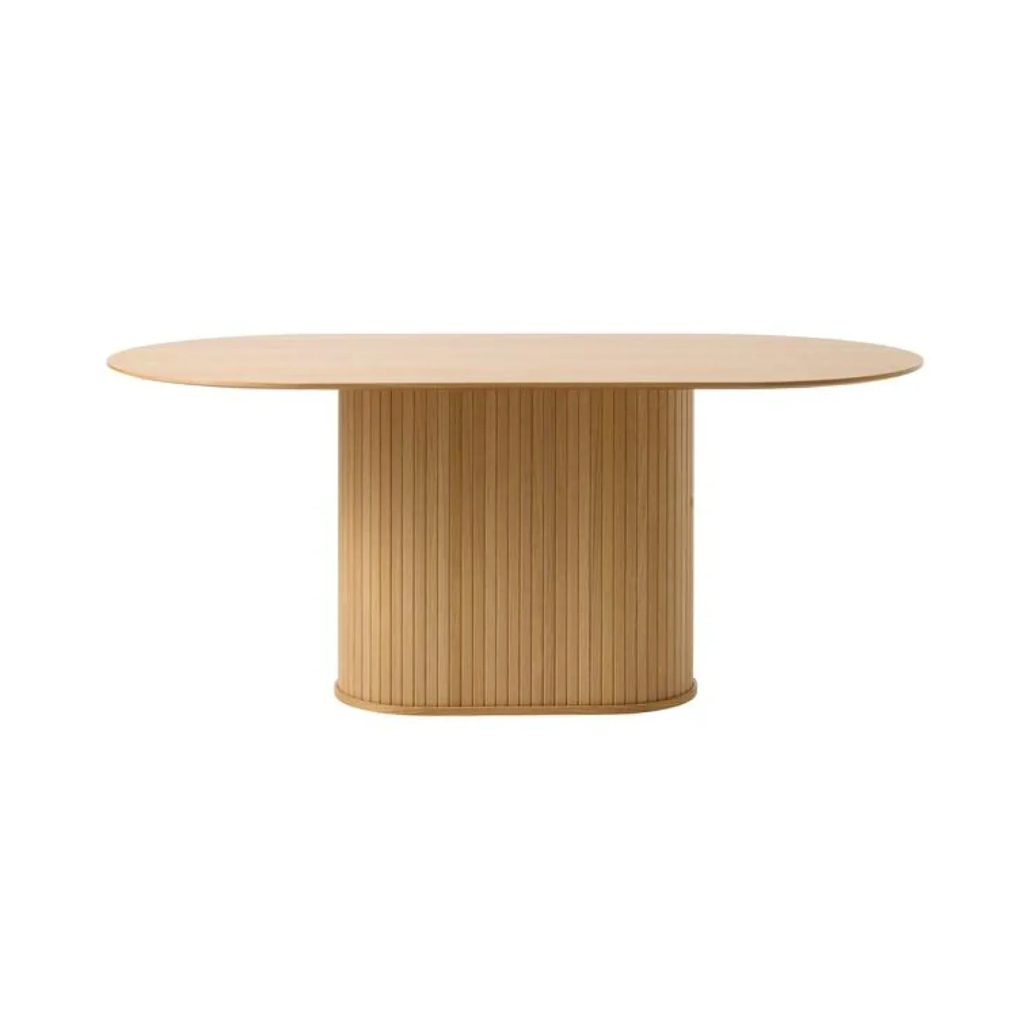 Nita Eettafel Ovaal Naturel 180cm