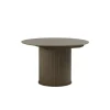 Nita Eettafel rond uitschuifbaar Donkerbruin 120-167 cm