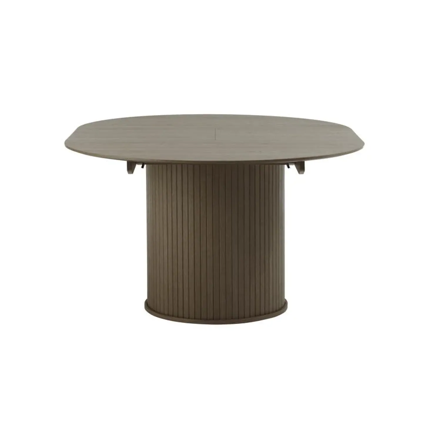 Nita Eettafel rond uitschuifbaar Donkerbruin 120-167 cm