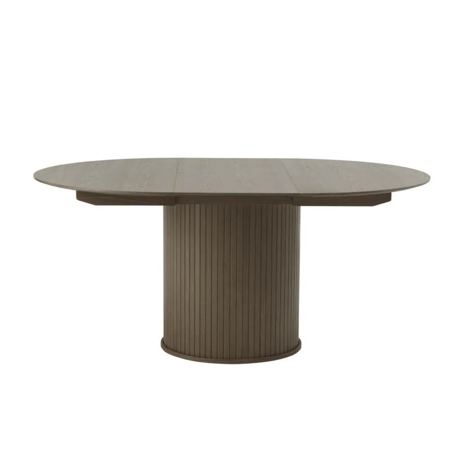 Nita Eettafel rond uitschuifbaar Donkerbruin 120-167 cm