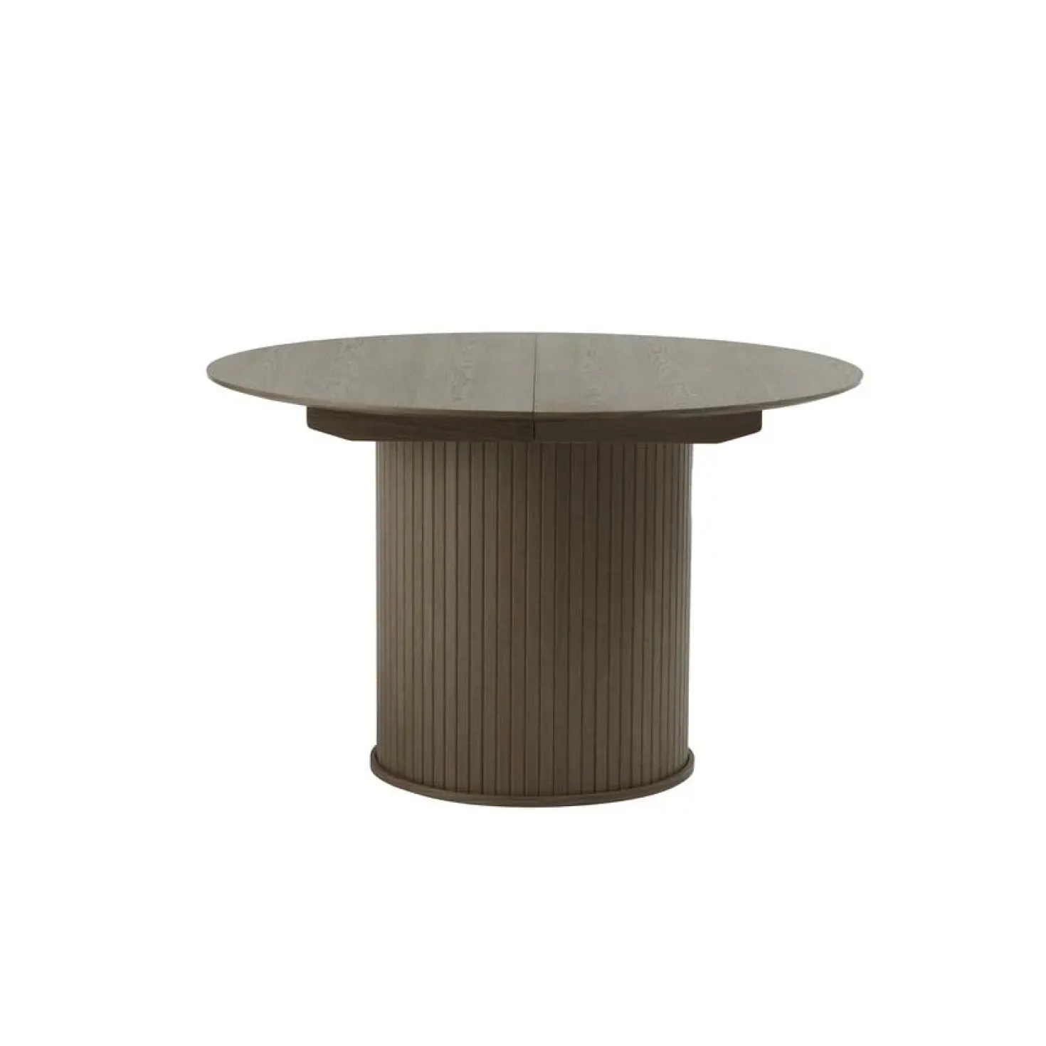 Nita Eettafel rond uitschuifbaar Donkerbruin 120-167 cm