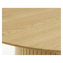 Nita Eettafel rond uitschuifbaar Naturel 120-167 cm