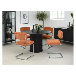 Nita eettafel zwart 120cm
