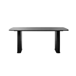 Nita Eettafel zwart deens ovaal 190cm
