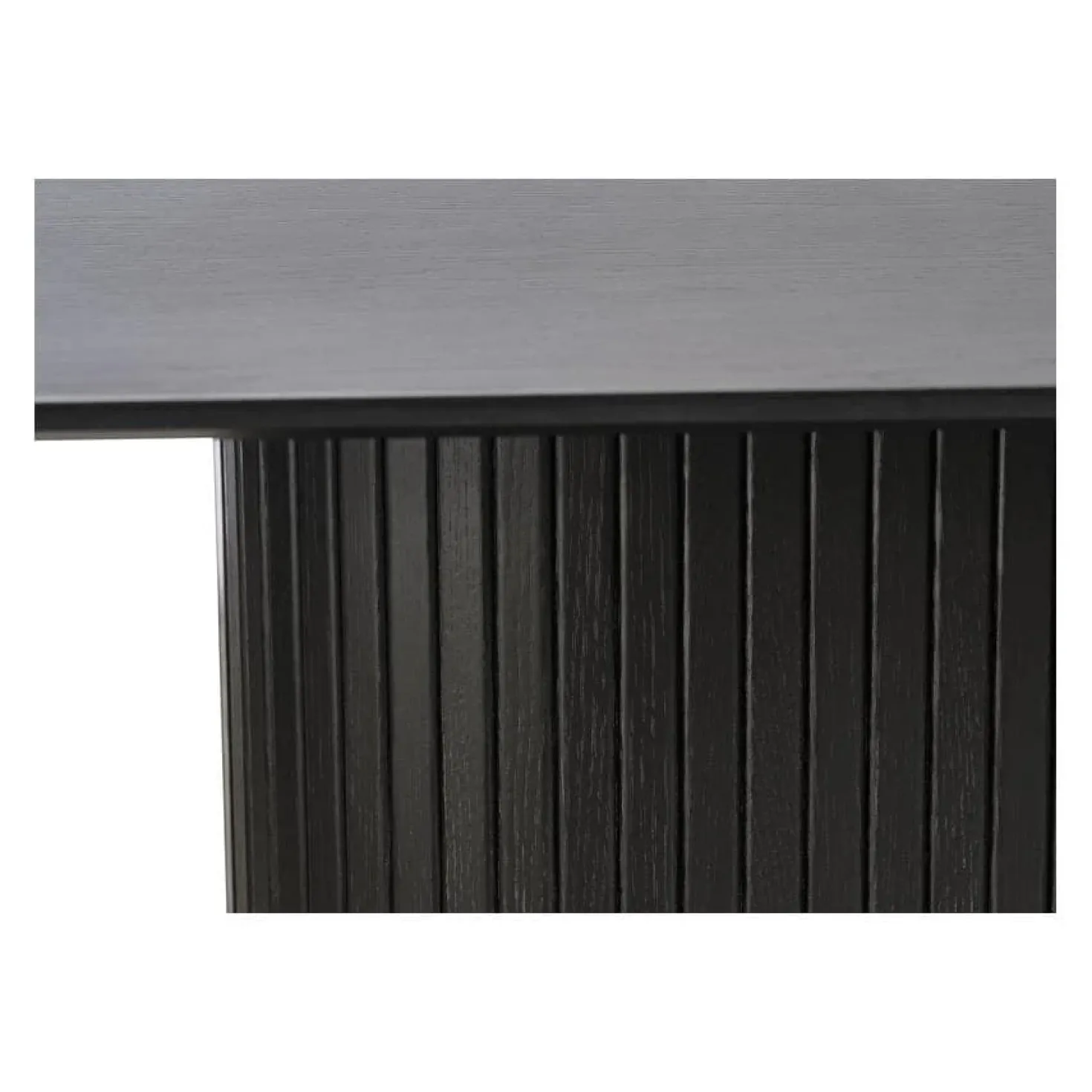 Nita Eettafel zwart ovaal 180cm