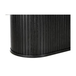 Nita ovale uitschuifbare eettafel zwart 180-230cm