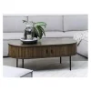 Nita salontafel donkerbruin 120cm