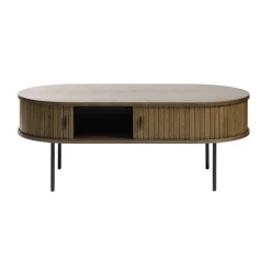 Nita salontafel donkerbruin 120cm