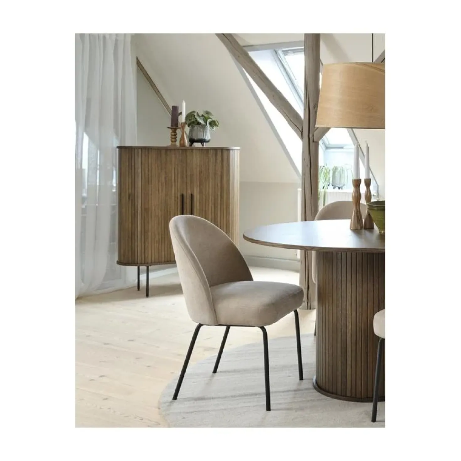 Nita wandkast donkerbruin 100cm