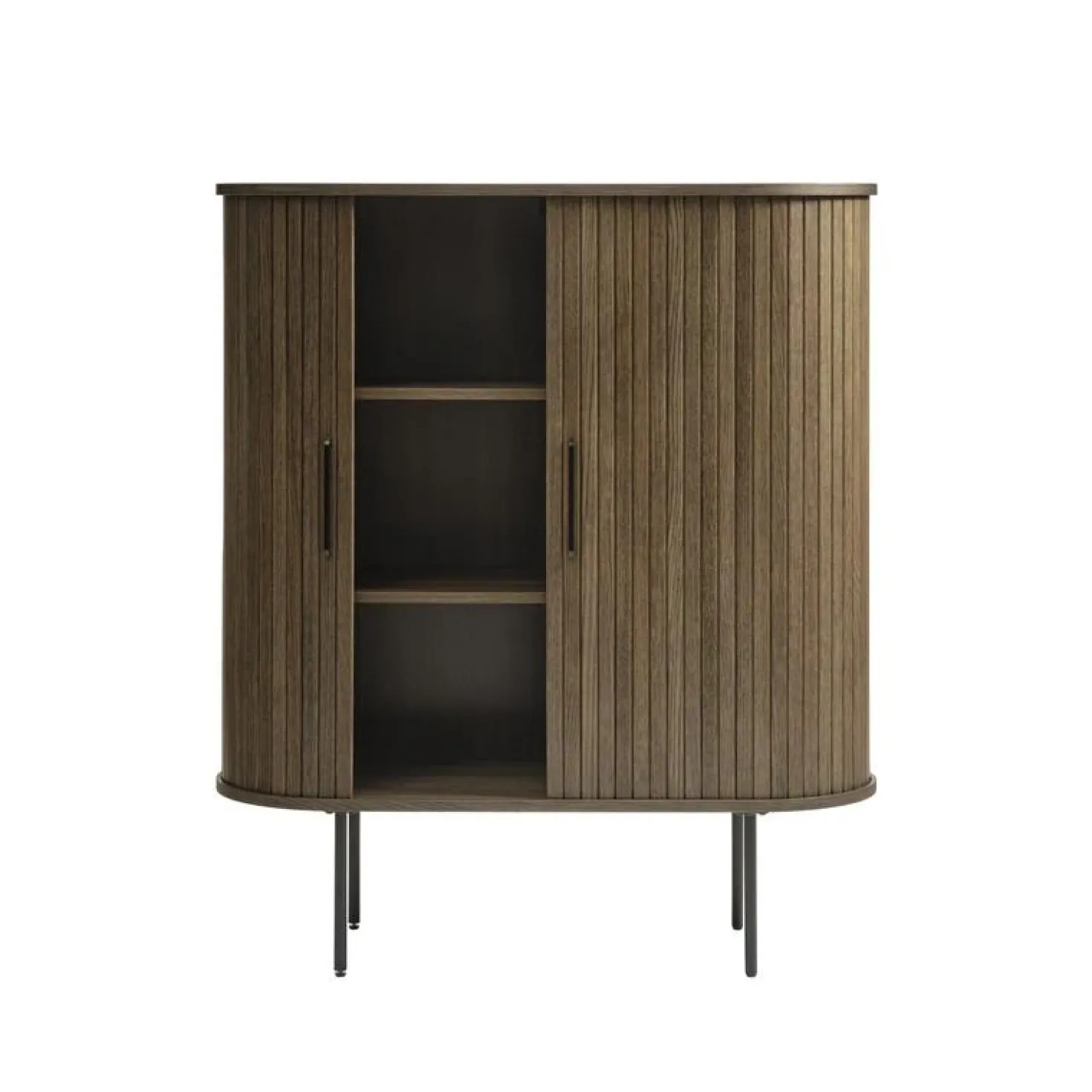 Nita wandkast donkerbruin 100cm