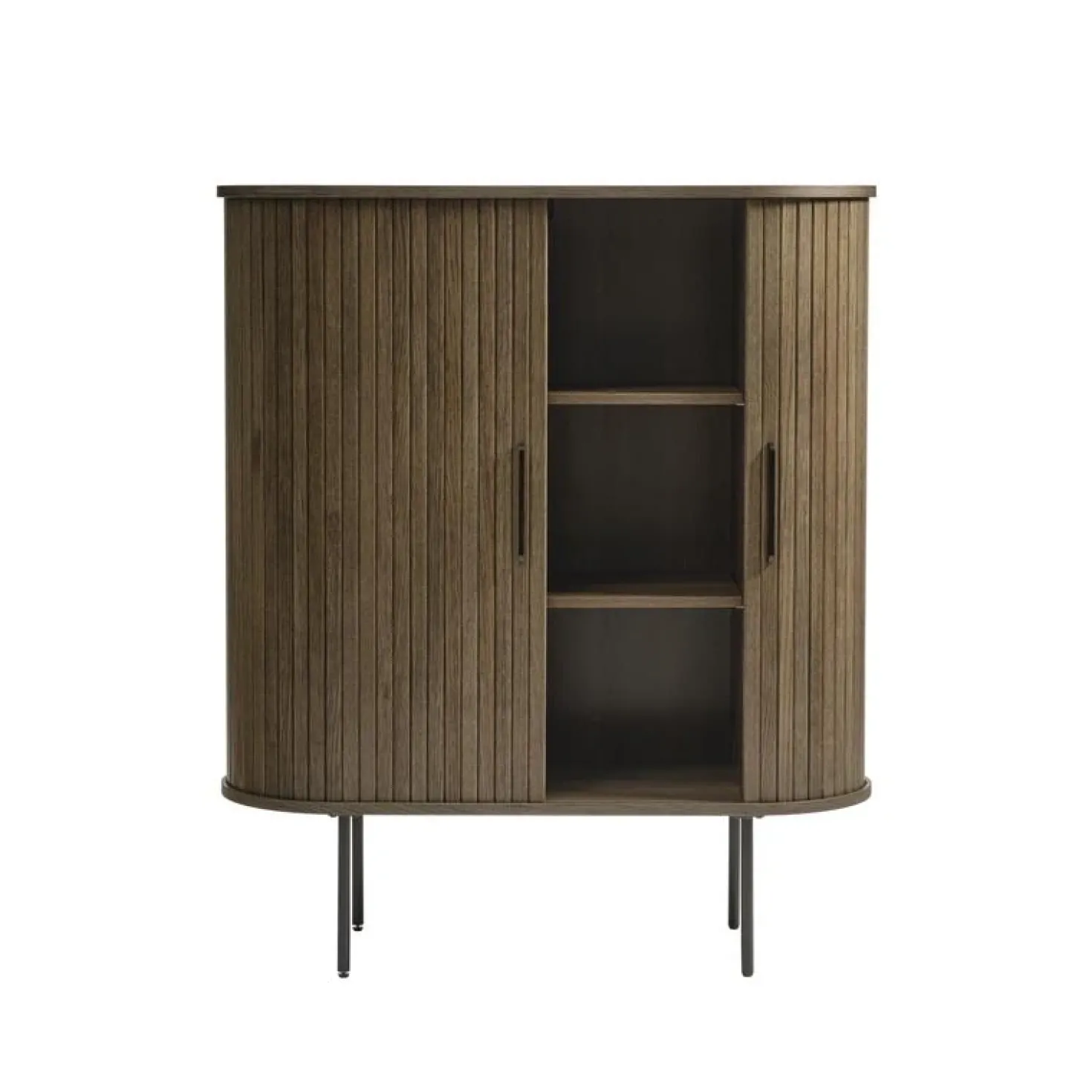 Nita wandkast donkerbruin 100cm