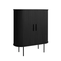 Nita Wijnkast Zwart 100cm
