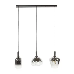 Noah 3-lichts Hanglamp Smoke