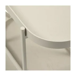 Noan Sidetable Hout/Metaal Antiek Beige 90cm