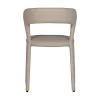Noble Eetkamerstoel Leerlook Beige