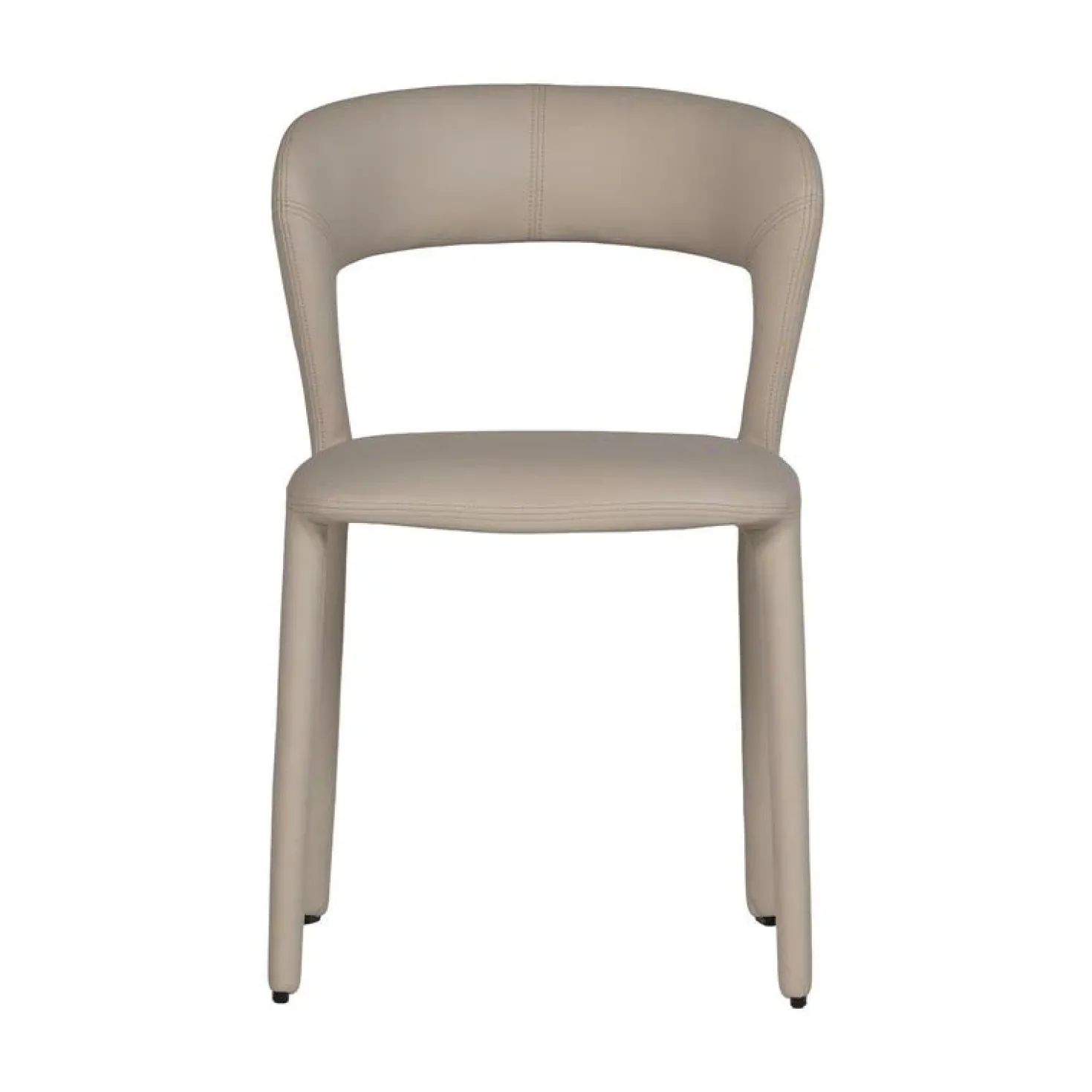 Noble Eetkamerstoel Leerlook Beige