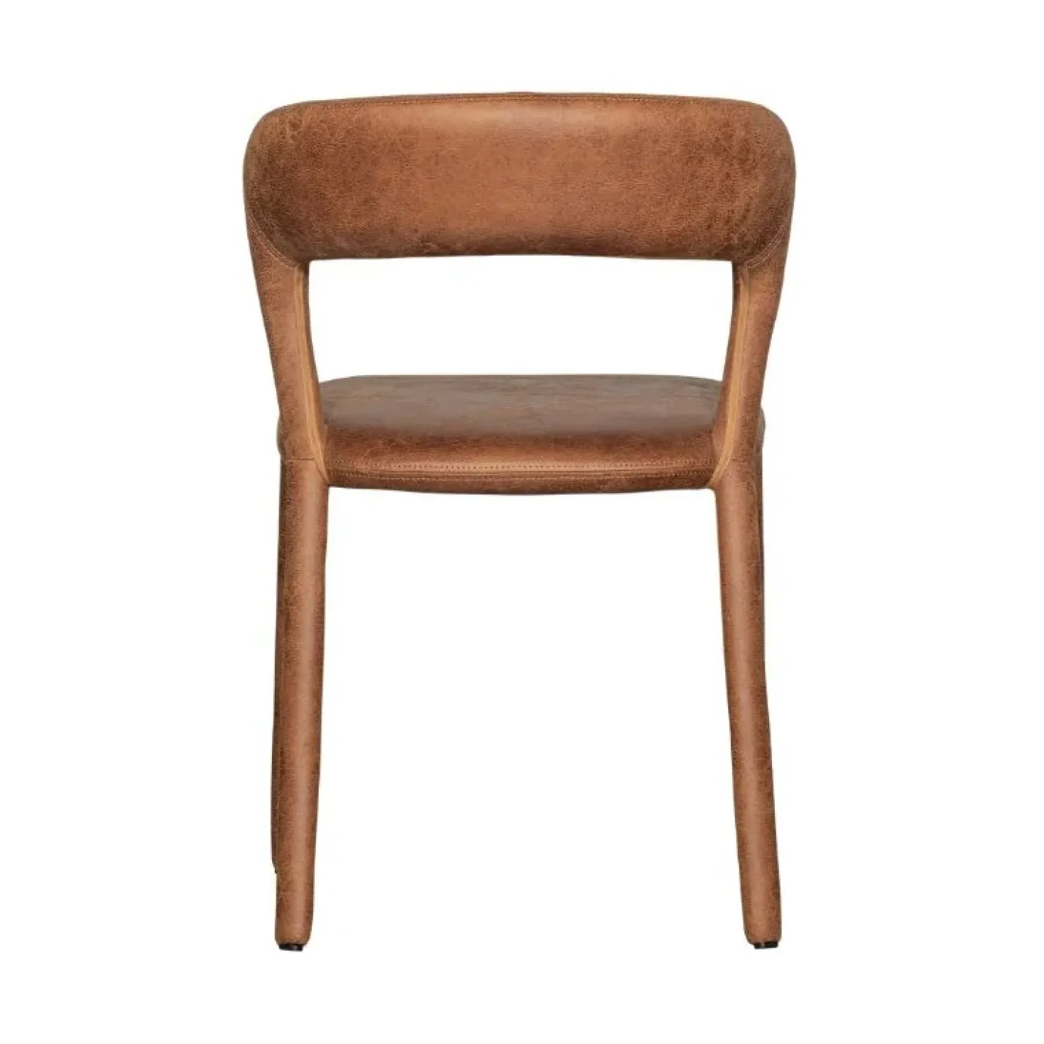 Noble Eetkamerstoel Leerlook Cognac