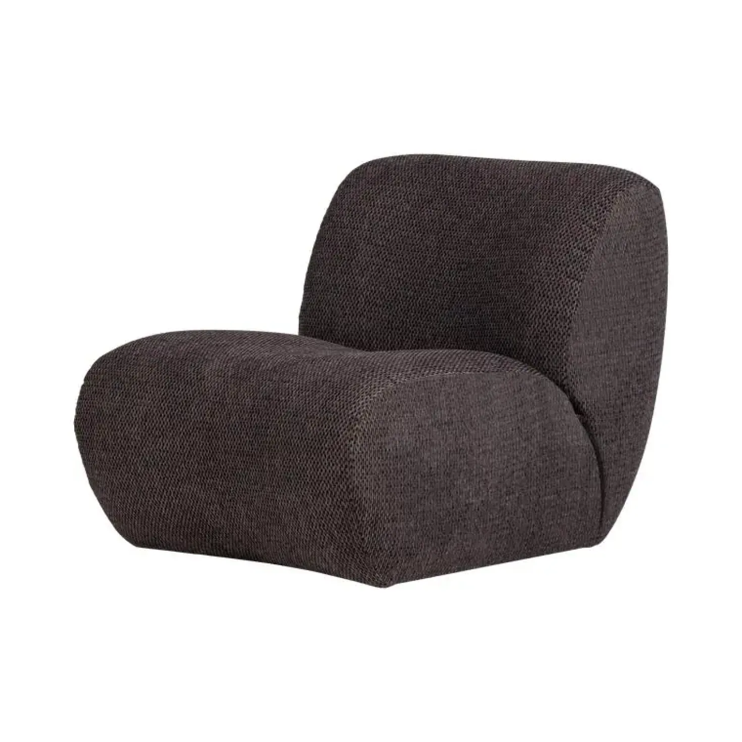 Nomu Fauteuil chenille Antraciet