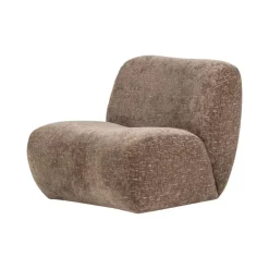 Nomu Fauteuil velvet Lichtbruin