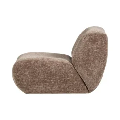 Nomu Fauteuil velvet Lichtbruin