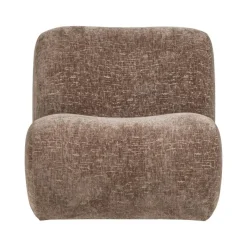 Nomu Fauteuil velvet Lichtbruin