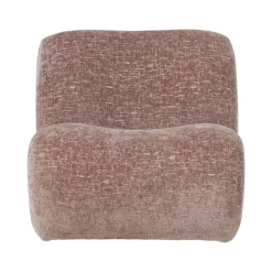 Nomu Fauteuil velvet Lichtroze