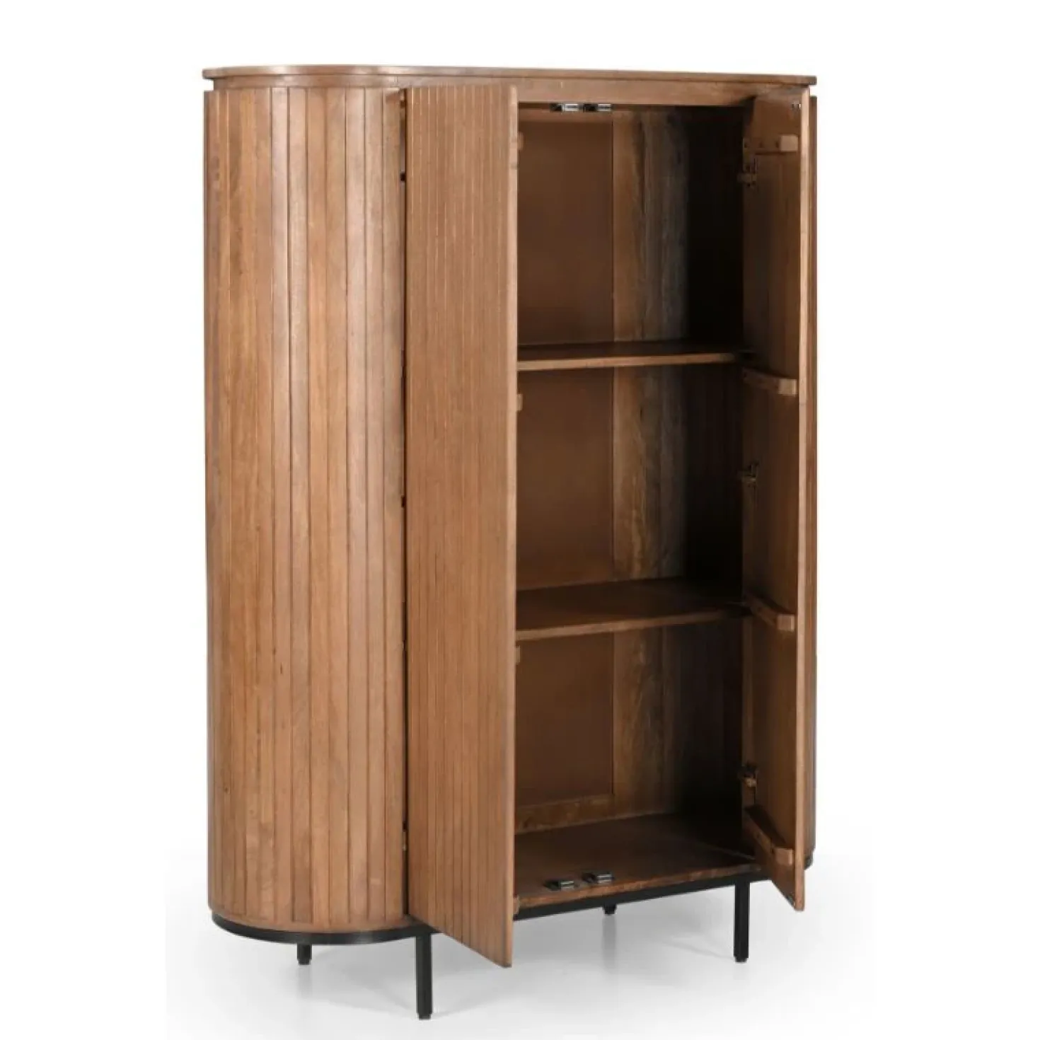 Noor wandkast 115 cm naturel
