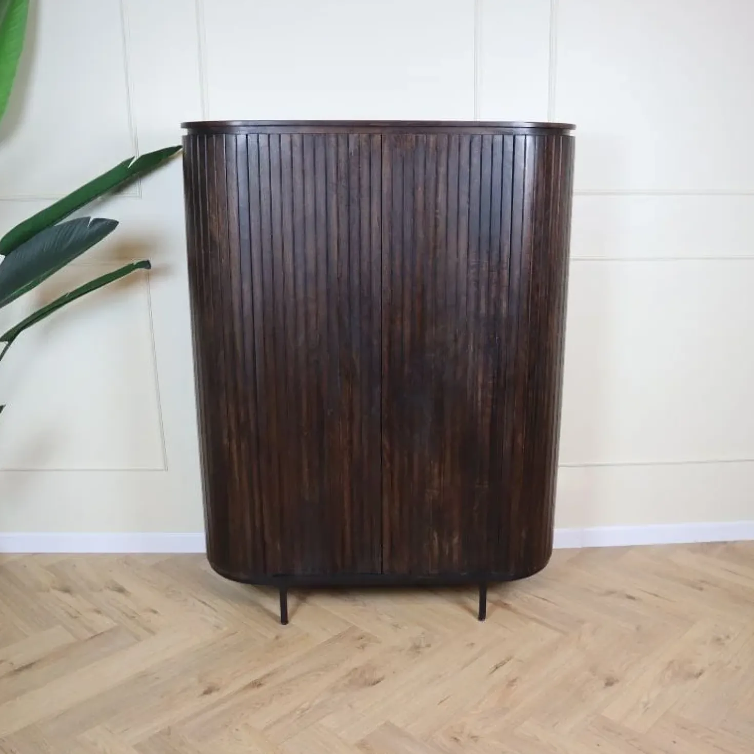 Noor wandkast 115 cm walnoot